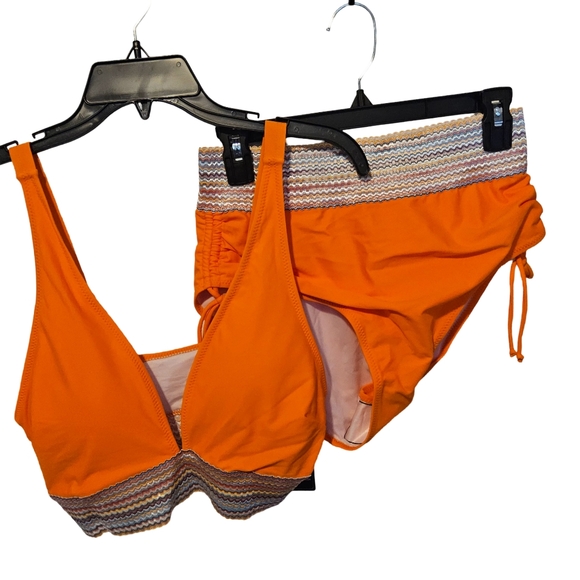 1Blooming Jelly Womens High waisted bikini set size large - Picture 2 of 8